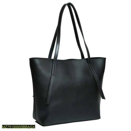 Nova PU leather causal shoulder bag black