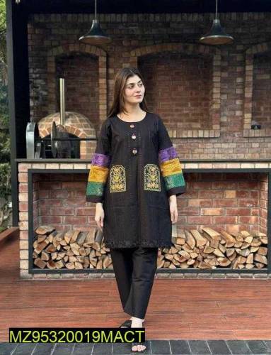 women 2pcs stitched 