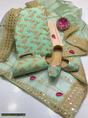 5 PCs chiffon dress.