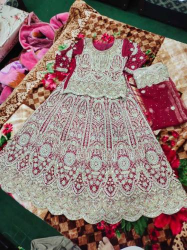 Bridal Party Wear Lehenga For Wedding