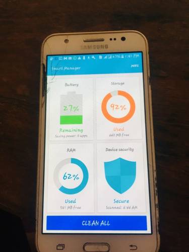 SAMSUNG J5 8GB storoge  touch Broken pata approved