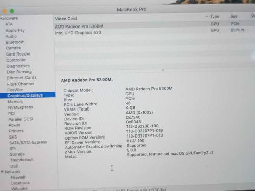 Apple Mackbook Pro 2019