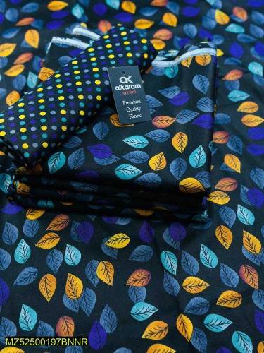 2 pcs women unstich swiss lawn suit 