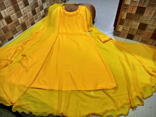 chiffon big flair maxi with high quality fabric