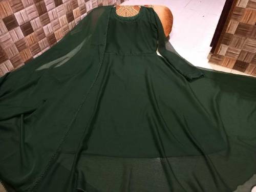 chiffon big flair maxi with high quality fabric