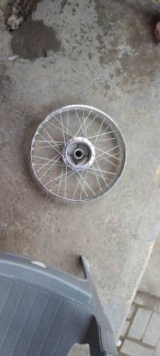 Rim, spokes, Hub completely fitted front and rear for CD70 motorcycle 