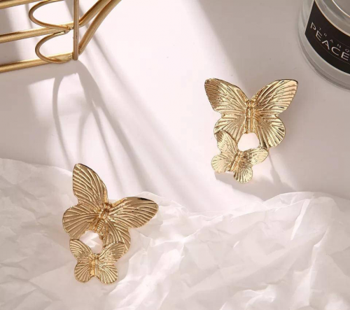 Beautiful stylish butterfly earrings 