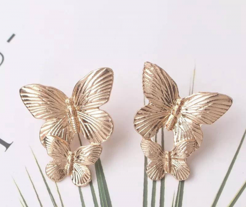 Beautiful stylish butterfly earrings 
