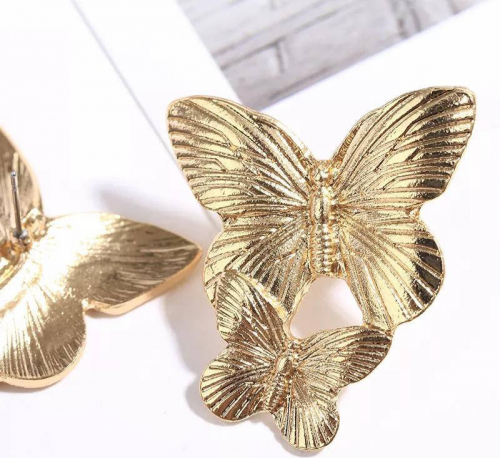 Beautiful stylish butterfly earrings 