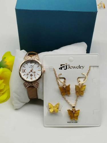BEAUTIFUL GIFT SET 🎁🌹LOCKET SET + RING + JEWELRY WATCH 