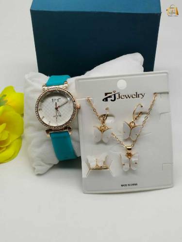 BEAUTIFUL GIFT SET 🎁🌹LOCKET SET + RING + JEWELRY WATCH 