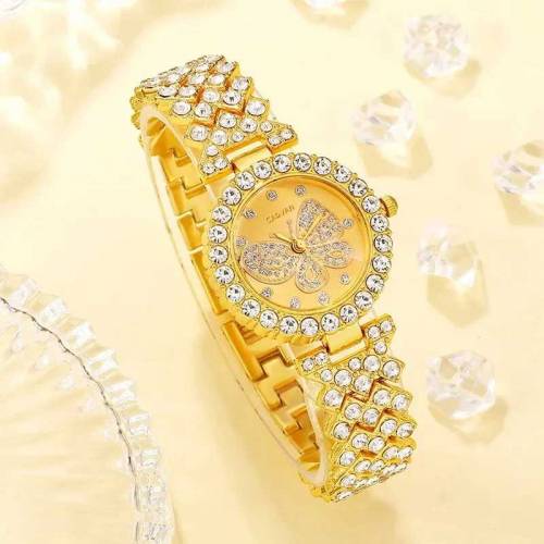 One women's watch and one women's bangle