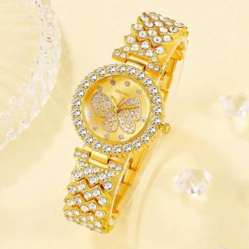 One women's watch and one women's bangle