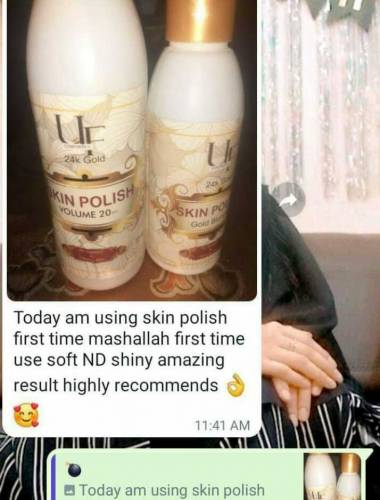 Skin polish its amazing result and whitening har skin type k liy hain 