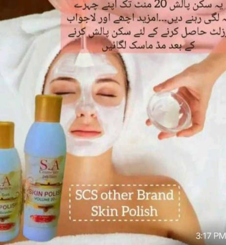 Skin polish its amazing result and whitening har skin type k liy hain 
