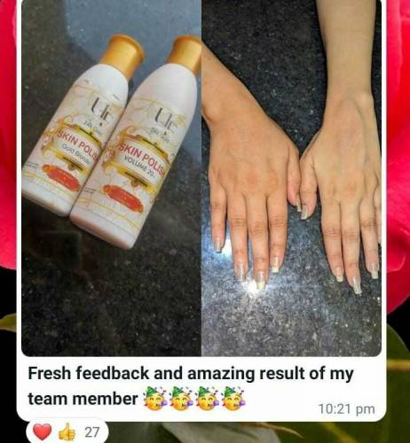 Skin polish its amazing result and whitening har skin type k liy hain 