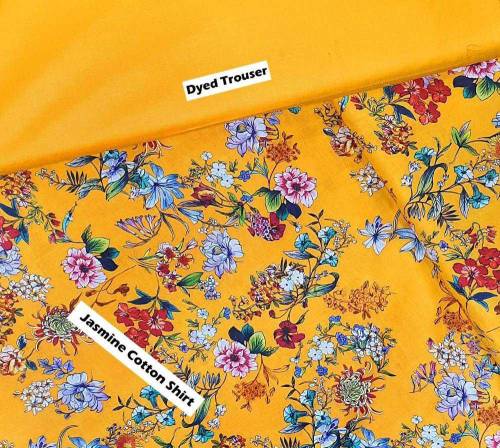꧁֎  Women's Unstitched Cotton Digital Print Suit (2 Pcs)  ֍꧂
