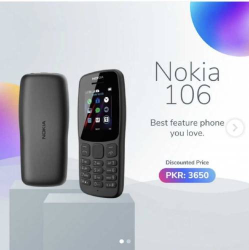 Nokia 106 Box Pack