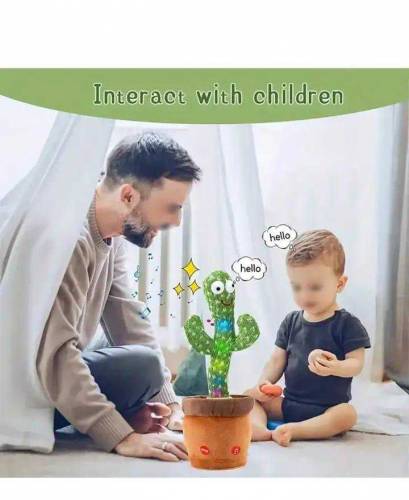 Dancing Cactus Plush Toy for Kids 