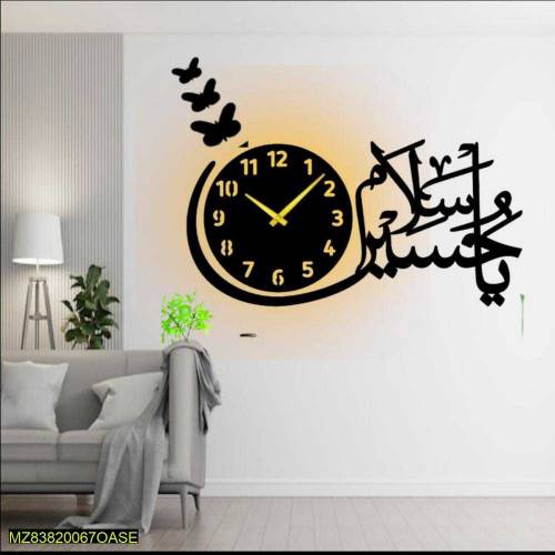 wall clock calligraphy 