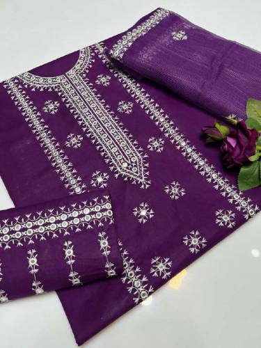 Branded 3Pc fully embrioded 