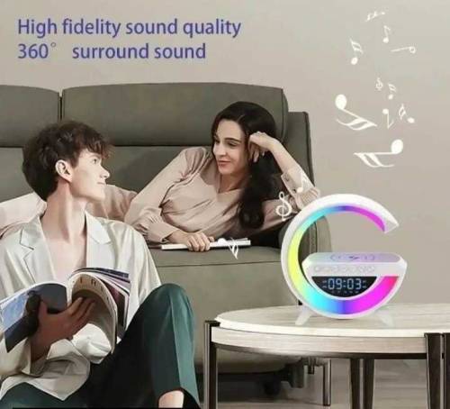 Wireless Mobile Phone Charger, Clock, Sparker And Lamp