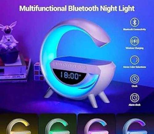 Wireless Mobile Phone Charger, Clock, Sparker And Lamp