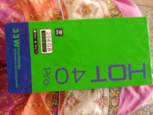 Infinix hot 40 pro with box condition 10 by 10 PTA approved 