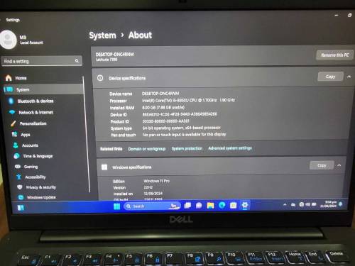 Dell i5 8th Generation