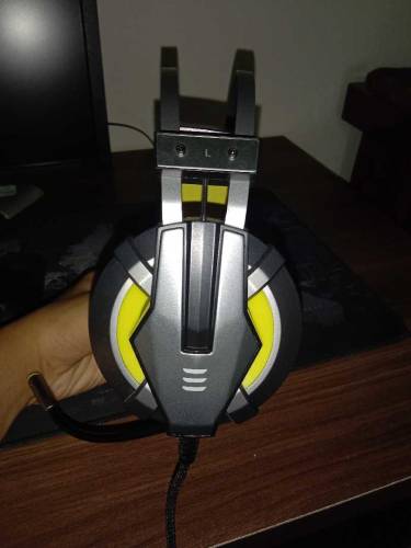EKSA E-800 | Yellow Neon Lights | Gaming Headphones