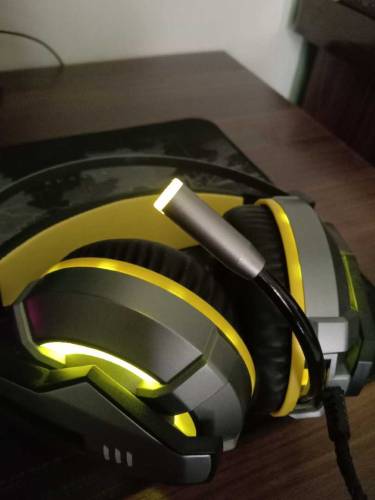 EKSA E-800 | Yellow Neon Lights | Gaming Headphones