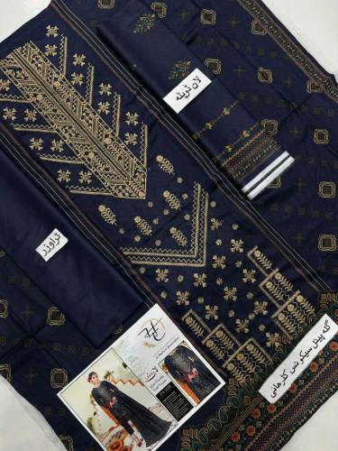 3 Pices Unstiched Lawn Suit