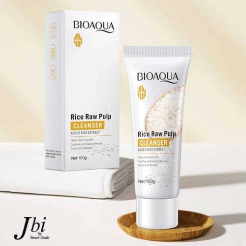Bio Aqua rice pulp cleanser/facewash 