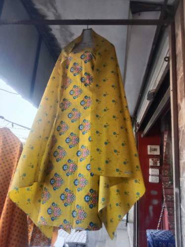 2 pecs ladies cotten suit un stitch 