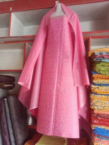2 pecs ladies cotten suit un stitch 