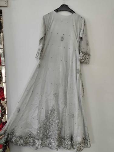 Bridal maxi dress.