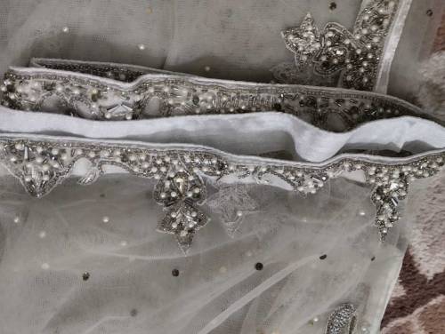 Bridal maxi dress.