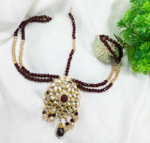 *New🌺 stylish Kundan jhumki 🖇️ chokar set and ♥️ mala pearl set 👌 best q