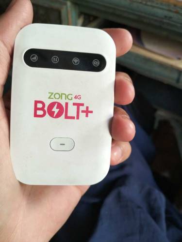 Zong bolt plus 4G wifi Device 