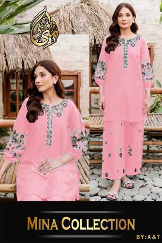 2 PC embroided suit