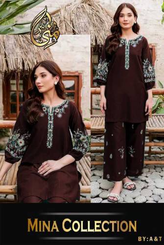 2 PC embroided suit