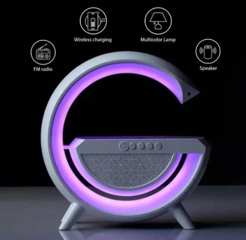3 in 1/ wireless charger+neon lghts + bluetooth speakers