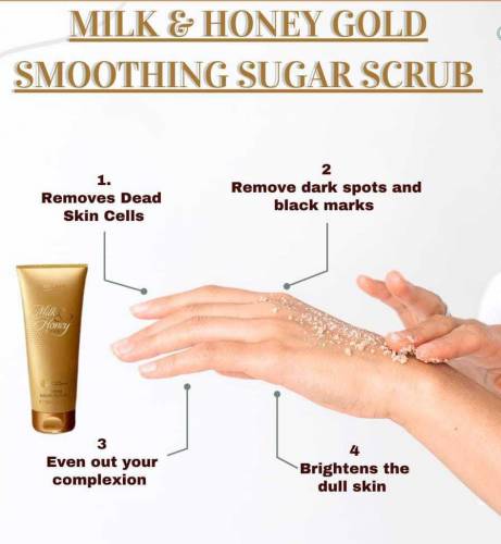 Milk hunny Suger scrub 25ml tester container pure original 