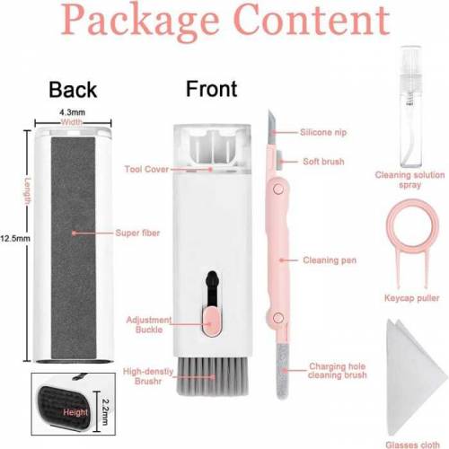 7 in 1 Multi Purpose Dust Cleaner For Keyboard & Mobile