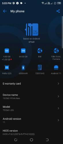 tecno pova new