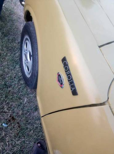 Toyota Corolla 1974, file document original,1300 cc engine,Peshawar no