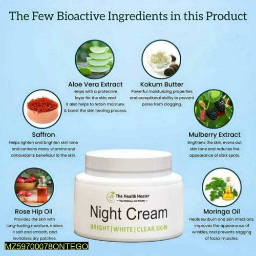 whiting and anti aging night cream