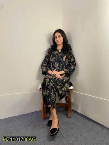 Women's Stitched Linen Embroidered Suit 