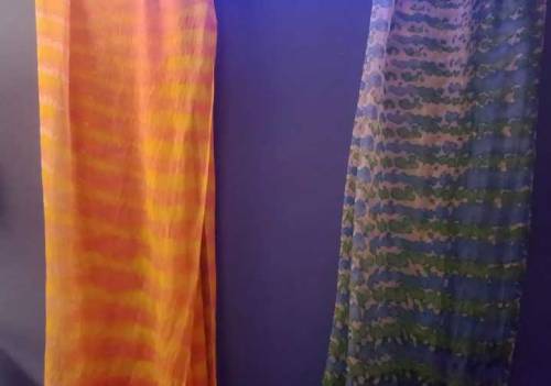 shafoon dupattas with fabric paint 