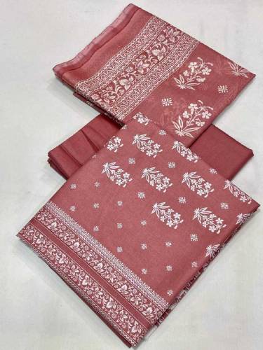 Bin Saeed 3 pcs lawn duppatta suit 